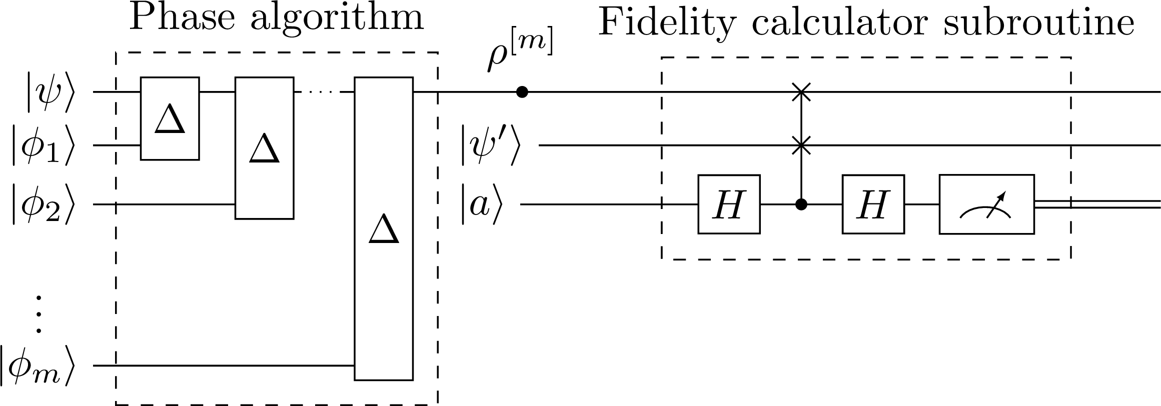 The schematic figure of the verification procedure